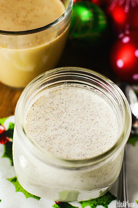 Eggnog Coffee Creamer, Homemade Creamer, Eggnog Coffee, Homemade Coffee Creamer Recipe, Hazelnut Creamer, Sweet Dessert Recipes, Eggnog Recipes, Homemade Coffee Creamer, Coffee Creamer Recipe