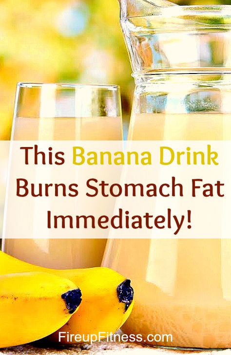 This Banana Drink Will Burn Stomach Fat Immediately! Full Body Detox, Banana Drinks, Burn Stomach Fat, Natural Detox Drinks, Smoothie Detox, Detox Drinks Recipes, Diet Vegetarian, Natural Detox, Stomach Fat