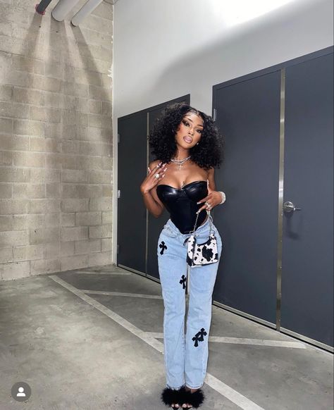 Formal Fancy Outfit, Cute Birthday Outfits Black Women Casual, Birthday Outfits With Pants, Birthday Outfit Inspiration Casual, Streetwear Fashion Birthday Outfit, Pretty Black Women Outfits, Baddie Brunch Outfit Summer, Shein Outfit Black Women, Birthday Outfit Night Out