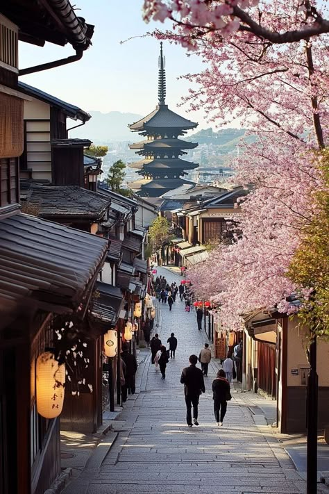 "🌸🎌 Experience the beauty of cherry blossoms in Kyoto, Japan! Witness the delicate pink petals in full bloom and immerse yourself in this stunning springtime spectacle. 🌸🇯🇵 #KyotoCherryBlossoms #SpringInJapan #TravelDreams" Spring In Japan, Cherry Blossom Japan, Pink Petals, Kyoto Japan, In Full Bloom, Romantic Getaways, Cherry Blossoms, Travel Dreams, Kyoto