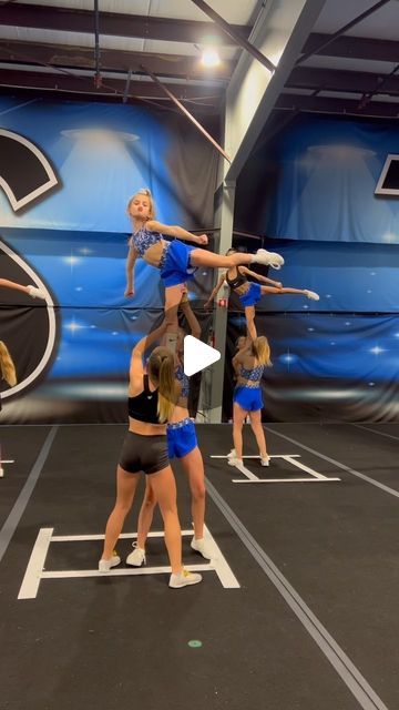 Coach Jayde 💖🫧🫶🏼 on Instagram: "The Divas🤩💄👠   #cheer #cheerleading #flyer #twoman #stunt #stunting #halfup #junior2 #leveltwo #serve #eatingitup" Two Person Cheer Stunts, Cheerleading Flyer, Cheerleading Stunts, Stunt Video, Cheerleading Stunt, Cheer Stunts, Two Men, Cheerleading, Diva