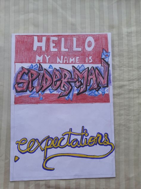 Notebook Cover Drawing, Spider Man Verse, Notebook Drawings, Bedroom Art Painting, Cover Drawing, Drawing Graffiti, Name Drawings, Notebook Drawing, Notebook Cover