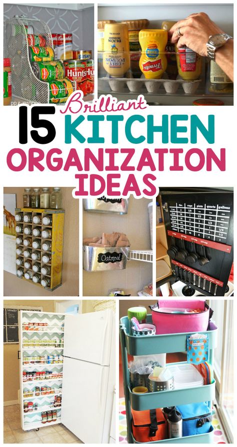 Kitchen Organization Tips, Kitchen Storage Hacks, Kitchen Organization Ideas, Small Kitchen Organization, Creative Storage Solutions, Kitchen Hacks Organization, Creative Storage, Home Organization Hacks, Storage Hacks