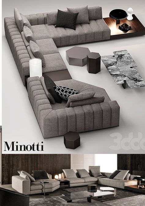 Minotti Sofa, Latest Sofa Designs, Luxury Furniture Sofa, Luxury Sofa Design, Corner Sofa Design, Modern Sofa Set, Modern Sofa Living Room, Unique Sofas, Living Room Sofa Set