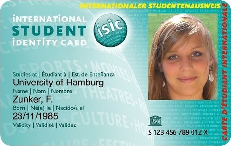 Get your International Student Identity Card (ISIC) before you leave and save money on transportation, accommodations, and entertainment. | 25 Things You Should Know Before Studying Abroad Student Identity Card, Study Abroad Travel, Semester At Sea, Student Card, International Studies, Real Fake, Semester Abroad, Teach Abroad, Driver License