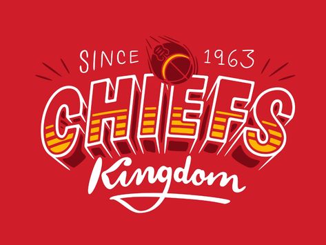 Chiefs Kingdom by Josiah Z. on Dribbble Chiefs Kingdom Wallpaper, Kc Chiefs Football, Chiefs Kingdom, Kansas City Chiefs Logo, Chiefs Logo, Chiefs Shirts, Kansas City Chiefs Football, Alien Tattoo, The Chiefs