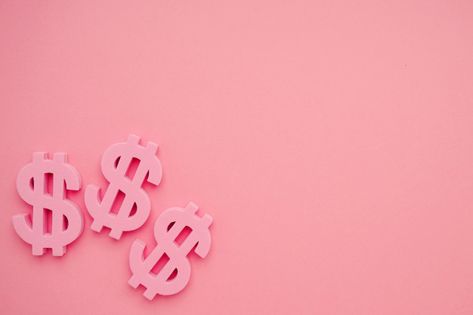 Pink background wiith dollar symbols , m... | Premium Photo #Freepik #photo #background Manhattan Architecture, Pink Sign, Pink Tax, Money Background, Lights Photography, Night Travel, Banner Design Inspiration, Photography Night, Collage Board