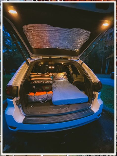 Discover the ultimate guide to car camping with our expert tips and tricks for your next adventure. From packing essentials to campsite setup, this comprehensive guide will ensure you have a memorable and stress-free car camping experience. Start planning your trip now! Car Sleeping Hacks, Car Bed Camping, Car Camping Aesthetic, Car Camping Setup, Car Camping Hacks, Car Sleeping, Campsite Setup, Camping Tips And Tricks, Car Camping Essentials