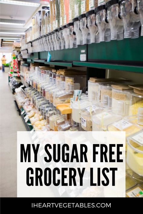 Trying to cut back on sugar? Here's my sugar free grocery list, which comes in handy when you're navigating the grocery store! Sugar Free Grocery List, Quitting Sugar, Free Grocery List, Eating Too Much, Breakfast Recipes Sweet, Superbowl Party Food, Healthy Lifestyle Changes, Ate Too Much, Best Detox