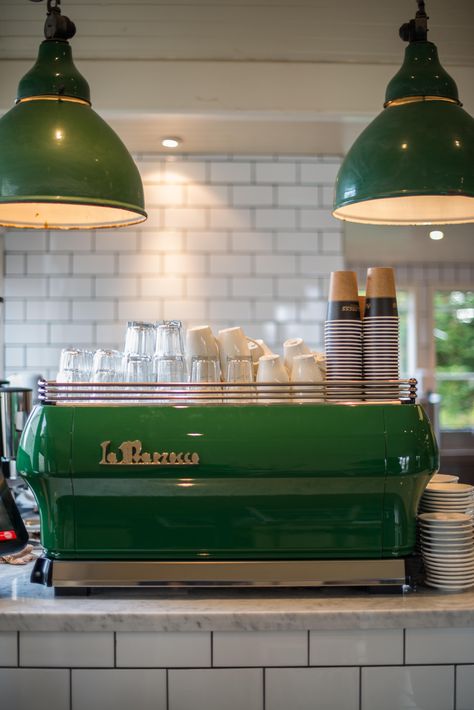 beautiful custom painted La Marzocco FB80 - Good coffee requires good equipment. Cafe Industrial, Architecture Restaurant, La Marzocco, The Stables, Coffee Shops Interior, 카페 인테리어 디자인, Cafe Bistro, Coffee Shop Design, Cafe Style