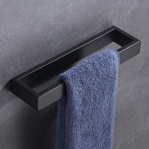 Hand Towel Holder Ideas, Towel Ring Bathroom, Bathroom Hand Towel Holder, Bath Towel Holder, Hand Towel Ring, Modern Towels, Steel Bath, Towel Holder Bathroom, Hand Towel Holder