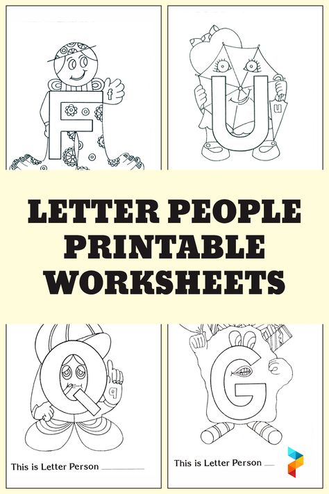 Letter People Curriculum, Alphabet People Letters, Letter People Printables Free Preschool, Letter People Printables, Og Reading, The Letter People, Letter S Activities, Letter People, Letter Learning