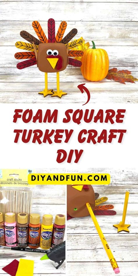 Dollar Tree Thanksgiving Decor, Diy Thanksgiving Crafts, Dollar Store Inspired Decor, Diy Turkey, Turkey Crafts, Thanksgiving Decorations Diy, Turkey Craft, Diy Thanksgiving, Thanksgiving Diy