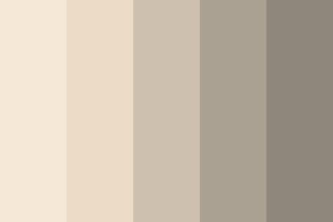 Benjamin Moore Beige, Beige Paint Colors, Greige Paint Colors, Greige Paint, Beige Color Palette, Beige Paint, House Color Palettes, Brown Color Palette, Grey Color Palette