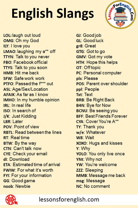 100 English Slangs, Meanings and Example Sentences with Slangs English Slangs English Slangs have evolved over the centuries, changing from one social segment to another. As in other languages, slang words play an effective role in simplifying and accelerating the dialogues of speakers in English. However, it also represents belonging to a certain social circle of society that uses slang expressions. So slangs strips people out of the crowd and breathes new life into the language. Failure law: Another Word For So, New Slang Words, Slay Meaning, Other Languages Words, How To Socialize With People, Slang Words Popular, Dialogues In English, English Dialogues, English Slangs