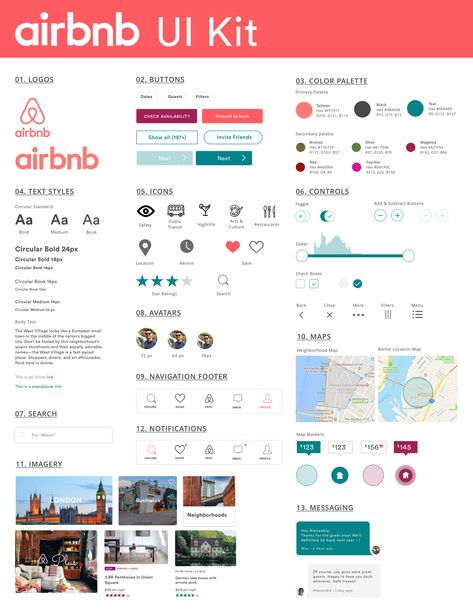 Airbnb Web Design, Web Design System, Ux Design System, Style Tiles Web Design, Design System Ui Kit, Design System Branding, App Style Guide, Simple Ui Design, Style Guide Ui