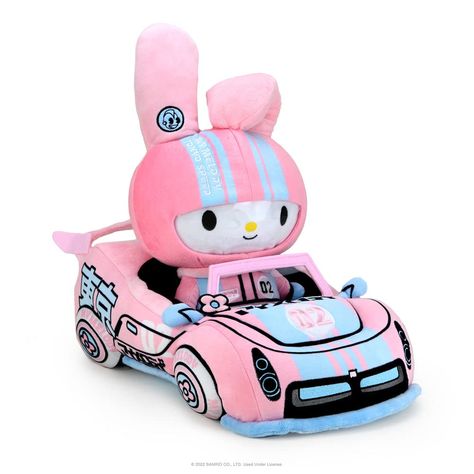 PRICES MAY VARY. Includes: Plush Figure, Plush Car This is an officialy licensed Hello Kitty item! Hello Kitty Tokyo Speed, Hello Kitty Tokyo, My Melody Plush, Melody Plush, Hello Kitty Toys, Hello Kitty And Friends, Speed Racer, Stuffed Animal Cat, Hello Kitty Plush