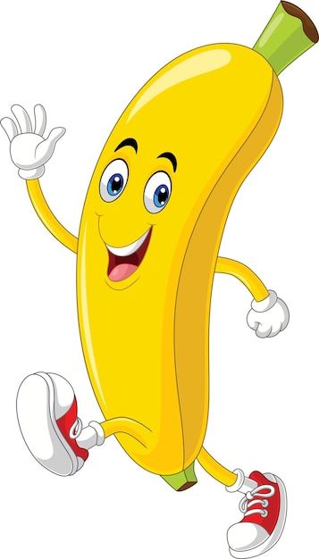 Tigatelu | Freepik Fruits Animation, Banana Animation, Healthy Food Cartoon, Fruta Banana, Fruits Party, Banana Cartoon, Fruits Clipart, Free Cartoon Characters, Preschool Charts