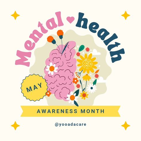 May is Mental Health Awareness Month, and part of our mission at YooAdaCare is encouraging individuals to take make sure they're practicing self-care as it is health care. Just like we go to the doctor to treat physical ailments, we need to take care of our emotional and psychological state, too. Sometimes, that requires seeking professional help to do so, and sometimes it requires us to make changes in our own lives. Being a minority and with a foreign parent, I understand the stigma that ... May Mental Awareness Month, May Awareness Month, Mental Health Awareness Week, Mental Health Posters, Break The Stigma, Employee Wellness, Mental Health Awareness Month, Mental Health Day, Emotional Wellbeing