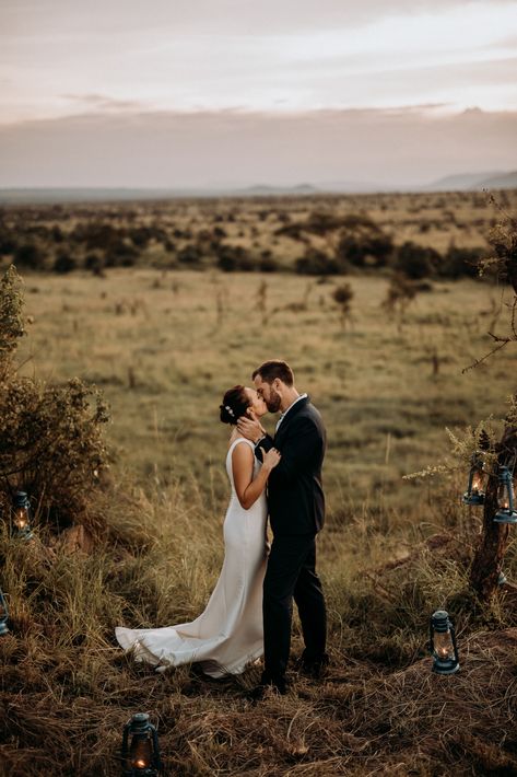 Safari wedding- Four season Safari wedding Safari Engagement Shoot, Africa Elopement, Safari Couple, Photographer Ideas, Safari Photo, Africa Wedding, Safari Wedding, Safari Chic, Four Season