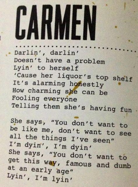 Darlin, darlin doesnt have a problem, lying to herself cause her liquors top shelf Terrence Loves You, Lana Del Rey Lyrics, Brooklyn Baby, Lana Del Ray, Lyric Quotes, Pink Floyd, Pretty Words, Music Lyrics, My Vibe