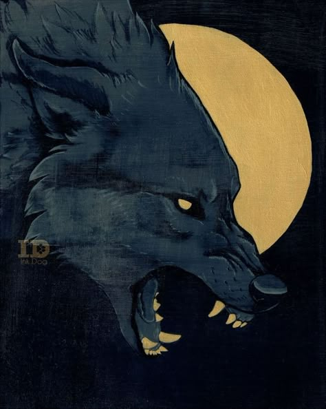 Wolf Artwork, Werewolf Art, Wolf Drawing, Canine Art, Japon Illustration, Arte Obscura, Black Wolf, Wolf Art, Arte Animal