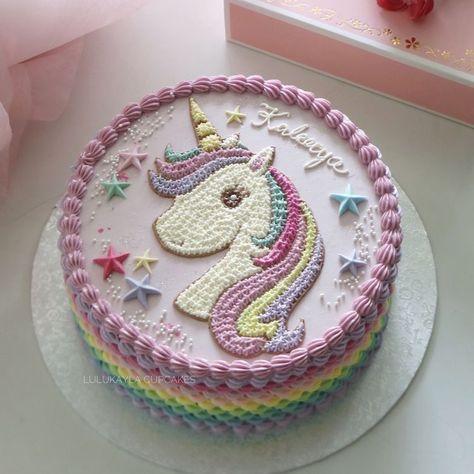 Unicorn Cake Design, Bday Themes, Pony Cake, Unicorn Themed Birthday Party, Unicorn Birthday Cake, Cartoon Cake, Cake Decorating Frosting, Baby Birthday Cakes, Cute Birthday Cakes