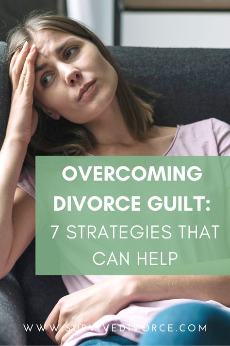 Often times when someone feels guilty the feeling eats away at them until something is done to change it. If you have recently gone through a divorce or are currently going through a divorce and are feeling guilty this blog is for you. Here are 7 strategies to overcome that feeling of guilt you are experiencing. #divorce Overcoming Divorce, Going Through A Divorce, How To Get Through A Divorce, Going Through Divorce, Divorce Guilt, Surviving Divorce, Feeling Guilty About Divorce, How To Overcome Divorce, Divorce Regret