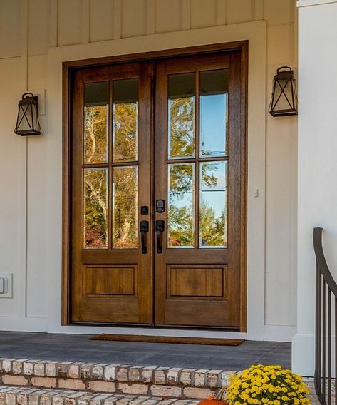 Double front entry doors