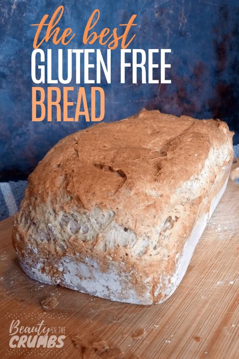 A reliable gluten free bread recipe that is delicious, soft, bendable, and doesn't have to be warmed up to be good. This sandwich bread is full of healthy protein and fiber. It also is a pretty cheap gluten-free bread, coming in under $2 a loaf. #glutenfreebreadrecipe #glutenfreebread #healthyfood #dairyfreebread Gluten Free Bread Recipe Easy, Gluten Free Sandwich, Keto Brood, Gluten Free Bread Recipe, Gluten Free Bread Machine, Homemade Gluten Free Bread, Gluten Free Sandwich Bread, Best Gluten Free Bread, Gluten Free Sandwiches