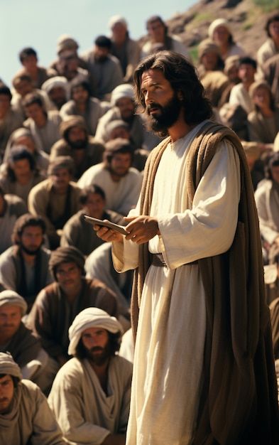 Foto grátis close em jesus cuidando das ... | Free Photo #Freepik #freephoto #homem #religiao #divindade #jesus Bible Artwork, Jesus Songs, Jesus Christ Artwork, Pictures Of Christ, Bible Images, Christian Images, Jesus And Mary Pictures, Jesus Photo, Christian Posters