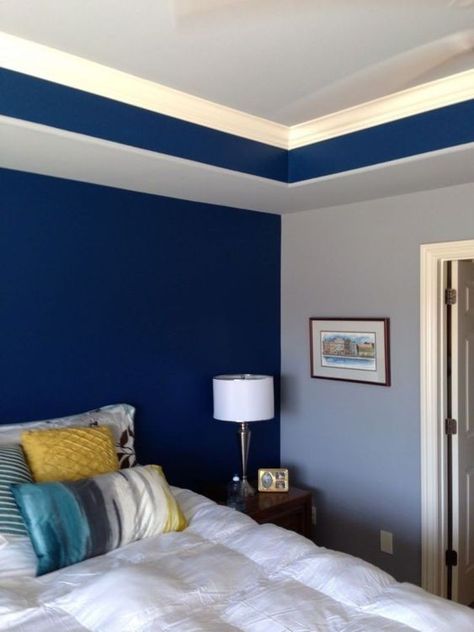 Tone Painting, Best Wall Colors, Wall Color Schemes, Blue Bedrooms, Room Color Combination, Paint Walls, Wall Color Combination, Bedroom Color Combination, Room Wall Colors