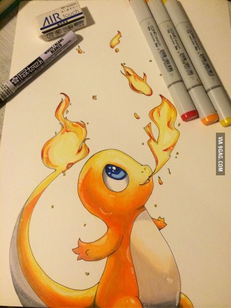 Drew this for my boyfriend, what do you guys think? Pokemon Art Pikachu, Charmander Sketch, Jolteon Drawing, Pokemon Drawings Charmander, Pokemon Drawings Charizard, Charmander Drawing, Cute Rowlet Art, Charmander Art, Pikachu Drawing