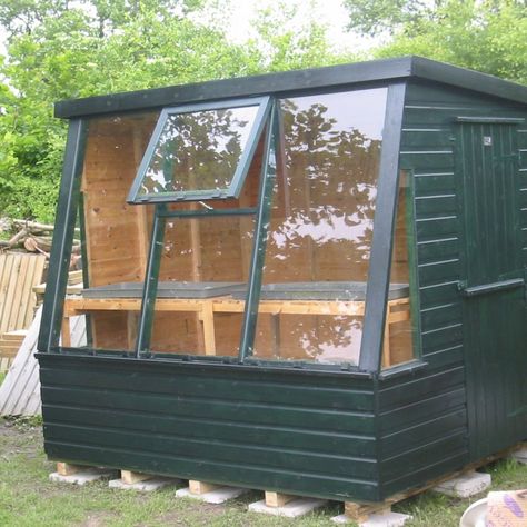 Solar Potting Sheds - Poultons Dorset Modern Potting Shed, Greenhouse Shed Combo, Trough Garden, Permaculture Garden, Shed Of The Year, Garden Boxes Diy, Boxes Diy, Seaside Garden, Water Trough