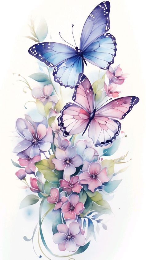 Ph Wallpaper, Iph Wallpaper, Iphone Pink, Beautiful Butterfly Pictures, Aura Wallpaper, Butterfly Art Painting, Floral Cards Design, Butterfly Wallpaper Backgrounds, Beautiful Butterflies Art