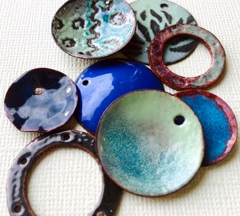 Dishfunctional Designs: How To Get Started Making Torch Fired Enamel Jewelry Making Paint, Torch Fired Enamel Jewelry, Enameling Jewelry, London Blue Topaz Ring, Make Your Own Jewelry, Gemstone Engagement, Enamel Ring, Colorful Jewelry, Amethyst Jewelry