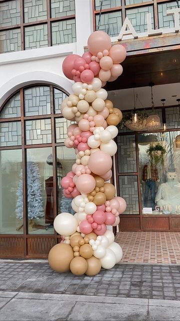 Neutral Balloons Color Schemes, Balloon Garland Color Scheme, Sweet Sixteen Color Schemes, Balloon Color Schemes, Sweet 16 Color Schemes, Sweet Sixteen Birthday Party Ideas, Balloon Ideas, Sweet Sixteen Birthday, Birthday Brunch