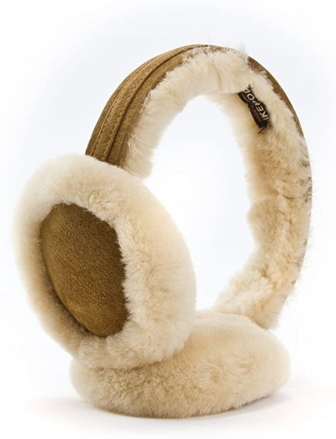 Classic Australian sheepskin Earmuff Ear Warmer - Unisex Warm Thermal Earwarmer at Amazon Women’s Clothing store Skirt Outfits Ideas, Winter Earmuffs, Ugg Earmuffs, Accessories 2023, Sporty Sunglasses, Double U, Fur Keychain, Alpaca Scarf, Touch Screen Gloves