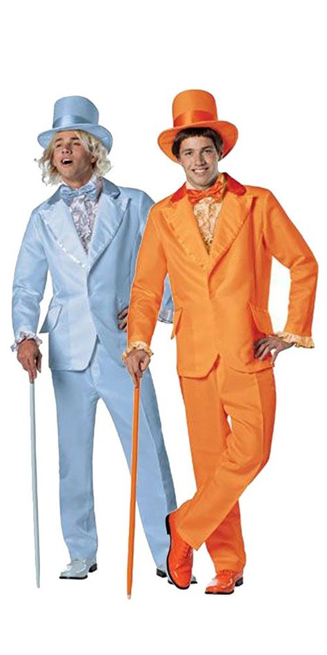 Orange Tuxedo, Party City Costumes, Funny Couple Halloween Costumes, Blue Tuxedo, Duo Costumes, Clever Halloween Costumes, Couples Halloween Outfits, Duo Halloween Costumes, Trendy Halloween Costumes