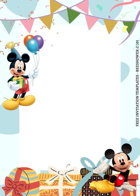 Cool 11+ Meeska Mooska Mickey Mouse Canva Birthday Invitation Templates Mickey Birthday Invitations, Disney Birthday Invitations, Invitation Mickey Mouse Birthday, Mickey Mouse Invitation Template Free, Invitacion Mickey Mouse, Mickey Mouse Invitations 1st Birthday, Mickey Mouse Invitation Template, Mickey Mouse Birthday Card, Mickey Invitations 1st Birthday