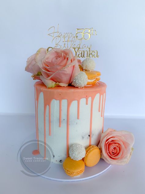 56th Birthday Cake, 56th Birthday, Drip Drip, Johannesburg, Celebration Cakes, Mom Birthday, Custom Cakes, No Bake Cake, Birthday Cake