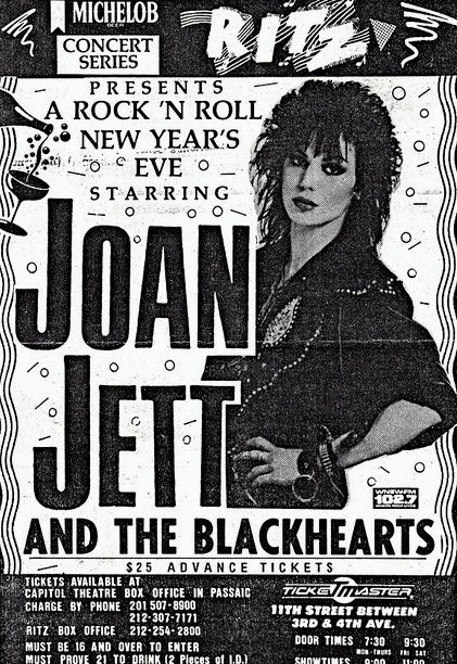 Joan Jett and the Blackhearts show flyer Joan Jett And The Blackhearts, Suzi Quatro, Grunge Posters, Rock Argentino, Personal Investigation, Vintage Concert Posters, Vintage Music Posters, Punk Poster, Record Covers