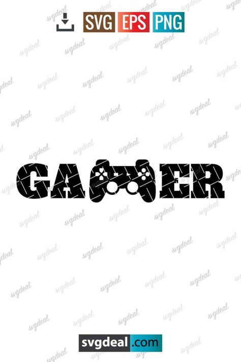 Gamer Svg Video Game Svg Free, Gamer Svg Files Free, Gamer Svg Free, Fall Svgs, Gamer Svg, Playstation Controller, Video Gaming, Disney Svg, Game Themes