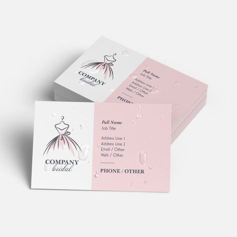 Visiting Cards Design For Boutique, Visiting Cards Design, Creative Instagram Names, Girly Business Cards, Fashion Business Cards, Visiting Card Design, Instagram Names, Diy Journal Books, Business Card Design Creative