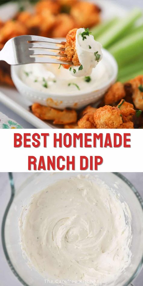 Hidden Valley Ranch Dip Recipe, Ranch Dip Recipe Sour Cream, Ranch Dip Recipe Hidden Valley, Ranch Veggie Dip Recipe, Ranch Dressing Dip Recipes, Sour Cream Ranch Dip, Hidden Valley Ranch Dip, Simple Dips, Veggie Dip Recipe