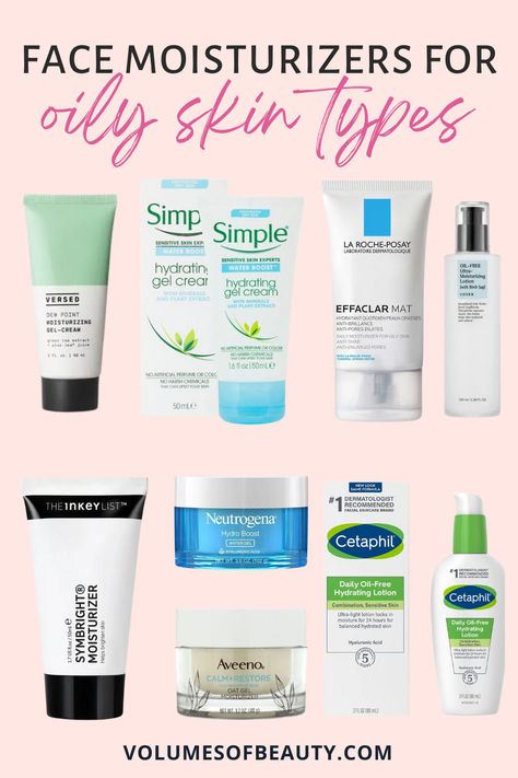 face moisturizers for oily skin Good Face Moisturizer, Best Drugstore Face Moisturizer, Best Moisturizer For Face, Oily Skin Moisturizer, Best Moisturizer For Oily Skin, Skin Care For Oily Skin, Preppy Items, Drugstore Skincare Routine, Best Face Moisturizer