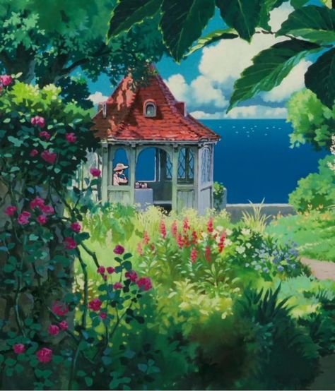 Celebrate The 31st Birthday Of Studio Ghibli With These 31+ Wallpapers For Smartphones | Bored Panda Personajes Studio Ghibli, Studio Ghibli Background, Ghibli Artwork, Studio Ghibli Movies, Studio Ghibli Art, Ghibli Art, Ghibli Movies, Cowboy Bebop, Hayao Miyazaki