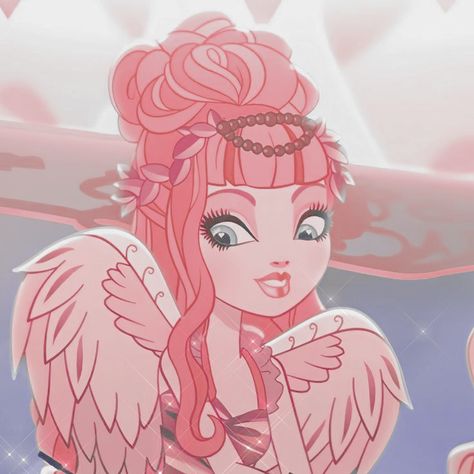 c.a cupid (ever after high) Cupid Eah Icon, Ca Cupid Icon, Ca Cupid Ever After High, Cupid Eah, Cupid Ever After High, Aesthetic Barbie Pfp, Cupid Icon, Ca Cupid, Eah Icons