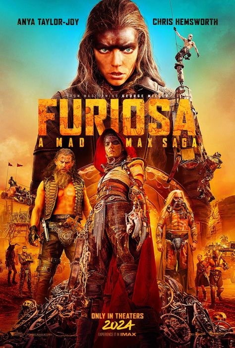 Furiosa A Mad Max Saga (2024) توم هاردي, Mad Max Film, Spring Movie, Christopher Hemsworth, Imperator Furiosa, Immortan Joe, Mike Mitchell, George Miller, Tom Burke