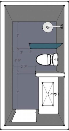 Bathroom Size and Space Arrangement - Engineering Discoveries Bathroom Layout Ideas Floor Plans, Cheap Basement Ideas, Small Bathroom Renos, Bathroom Layout Ideas, Bathroom Layout Plans, New Bathroom Designs, Bilik Air, Small Bathroom Layout, Bathroom Design Layout